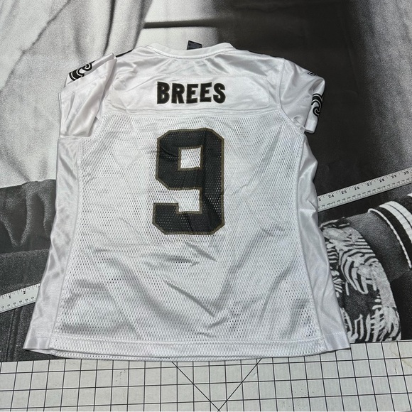 Reebok New Orleans Saints Drew Brews Super Bowl XLIV Women’s Sz Large Jersey A34 - Picture 3 of 5